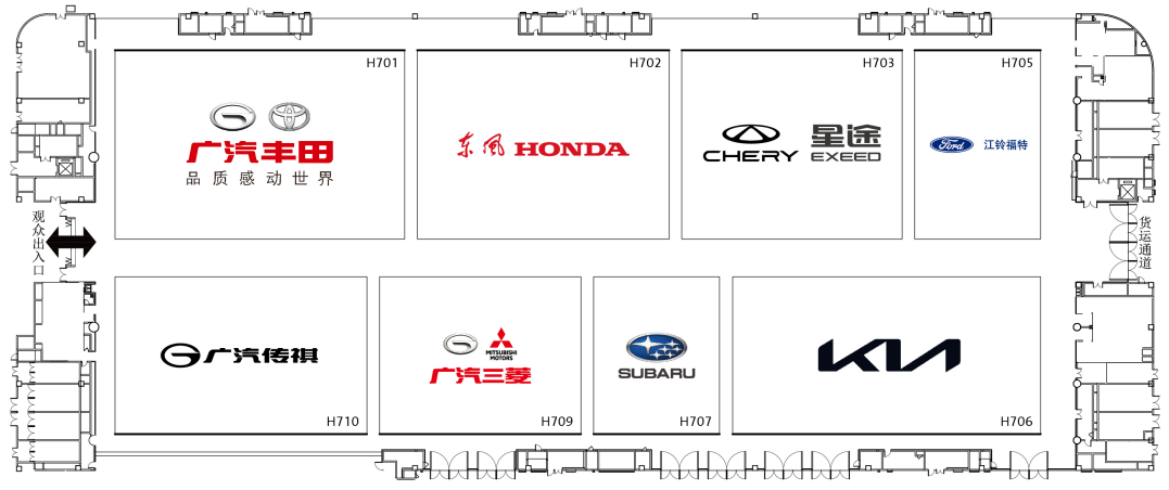 成都2021国际车展展区规划