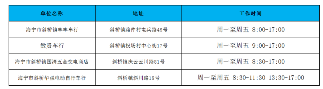 2022海宁电动自行车上牌（时间 地点）