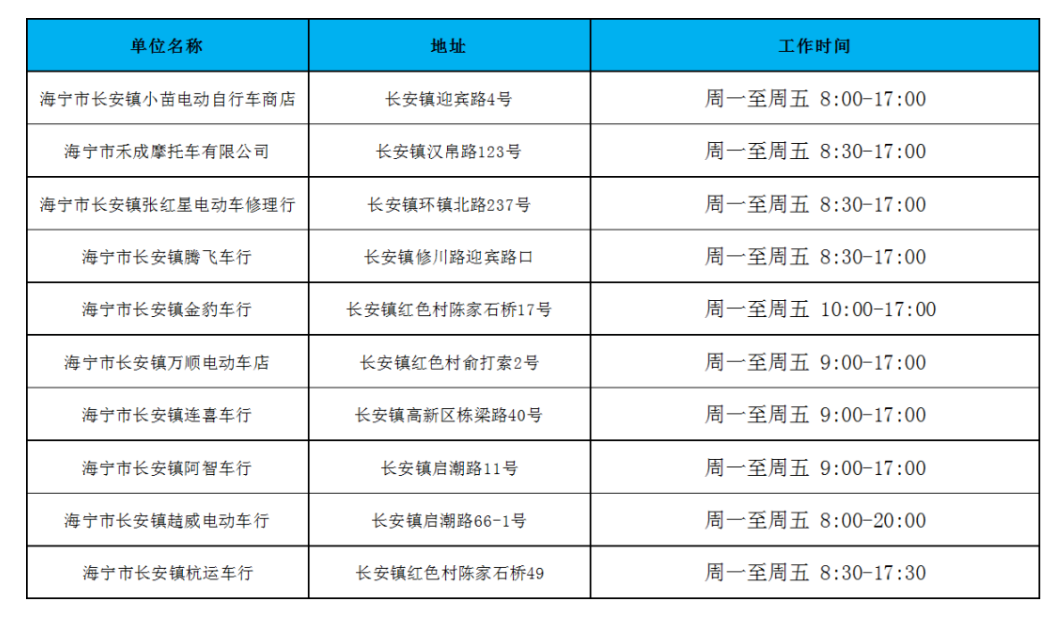 2022海宁电动自行车上牌（时间 地点）