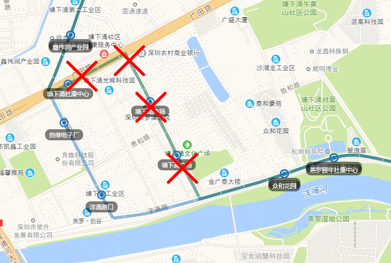 深圳部分公交线路调整（6月27日发布）