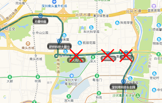 7月11日起深圳12条公交线路有调整