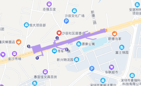 深圳地铁14号线沙田站出入口在哪里