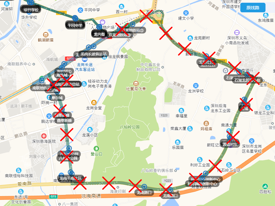 华南城北总站搬迁深圳部分公交线路有调整