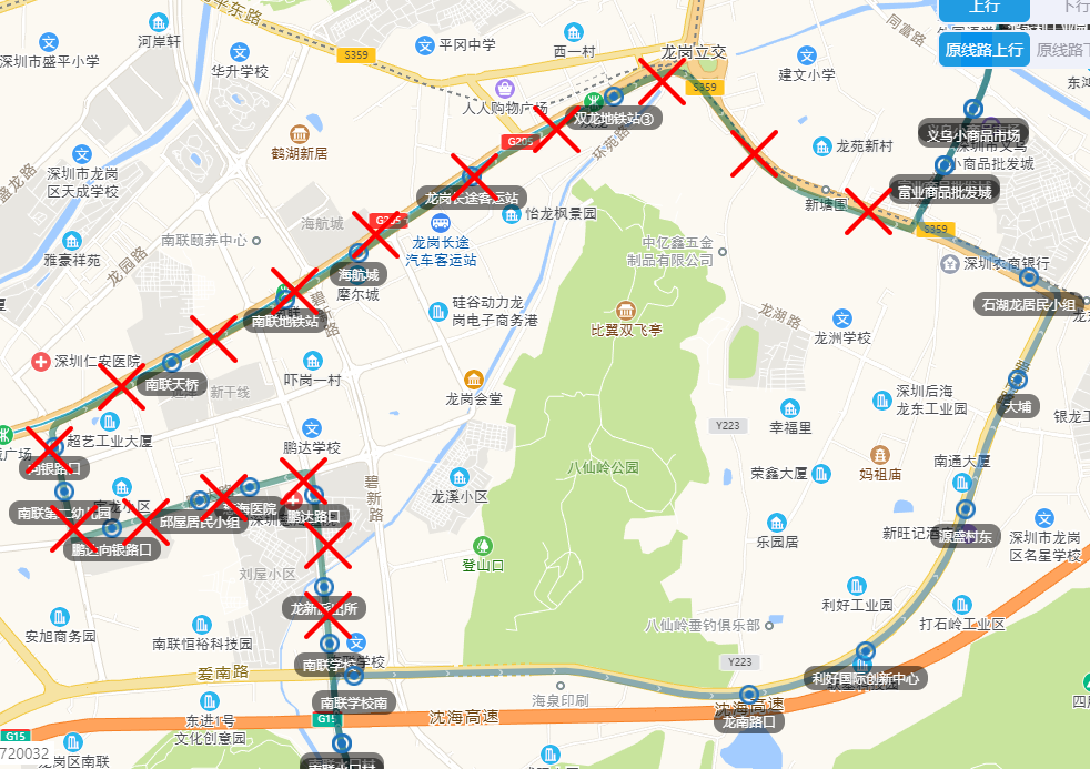 深圳M431公交车路线图