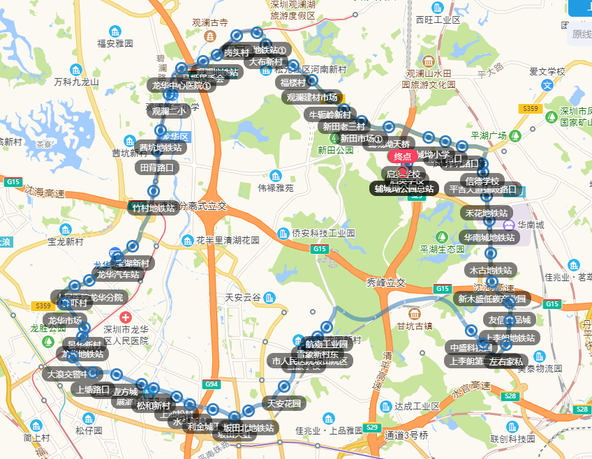 深圳M269线路调整方案最新（2022年7月20日）