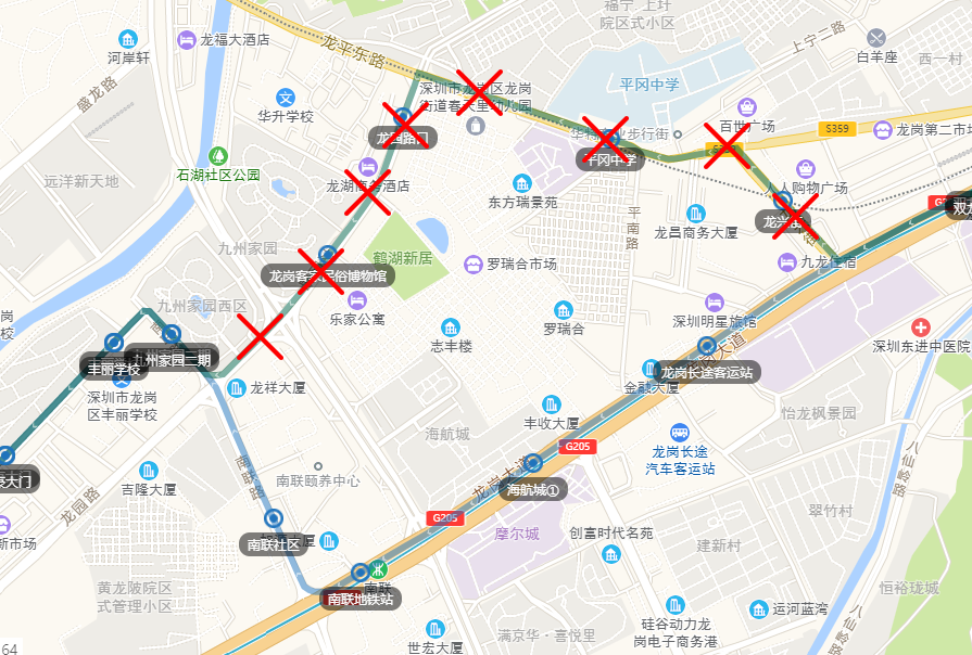 华南城北总站搬迁深圳部分公交线路有调整