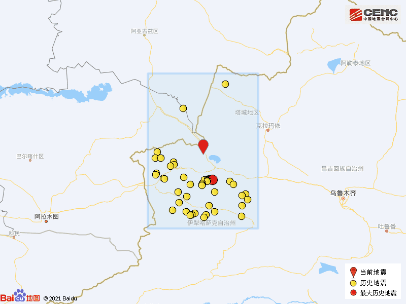 7月28日博州阿拉山口市发生34级地震