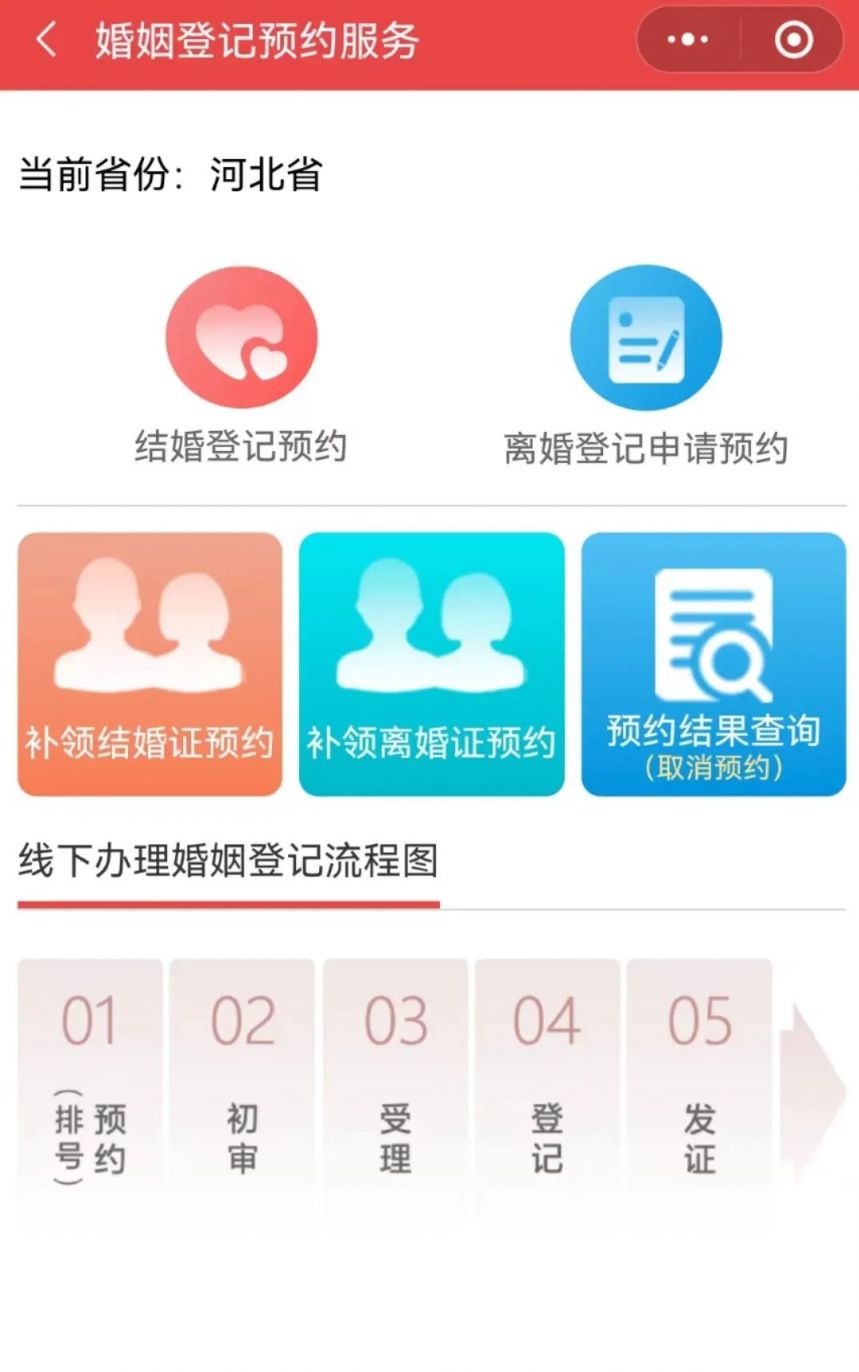 保定市结婚网上预约指南