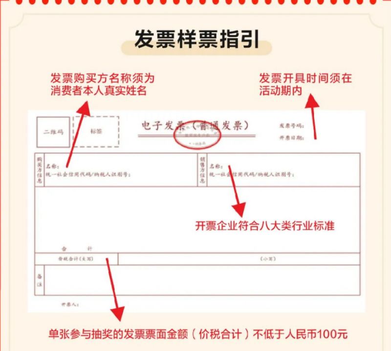 2026北京发票抽奖活动发票要求（附图）