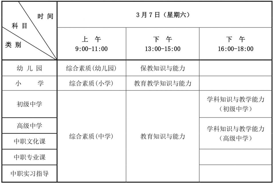 沧州2026年河北上半年教资考试笔试时间