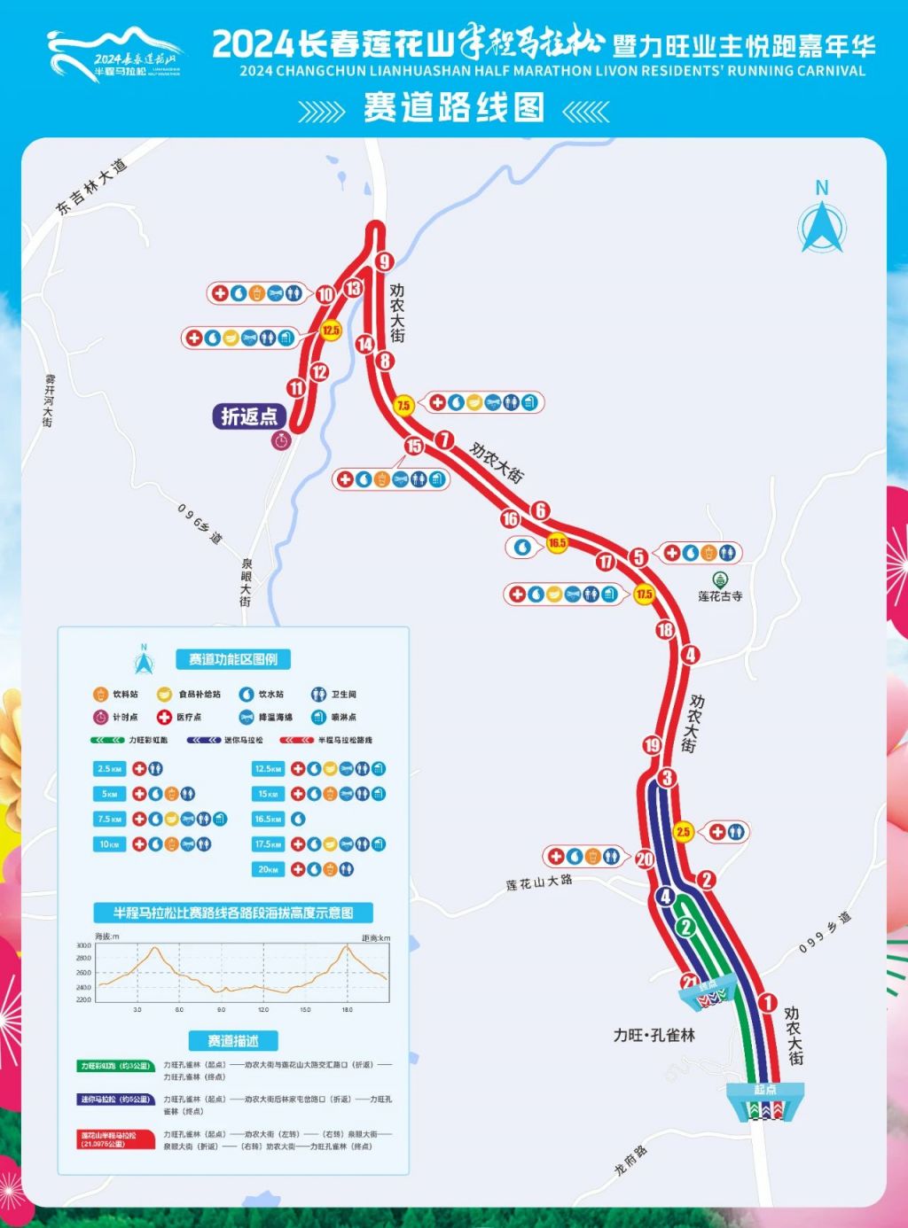 莲花山公园路线图图片