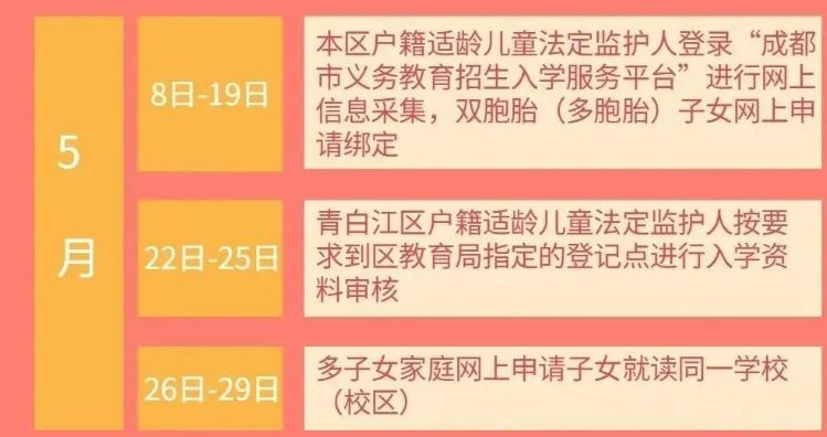 2023年青白江區本地戶籍小學一年級新生報名入學公告