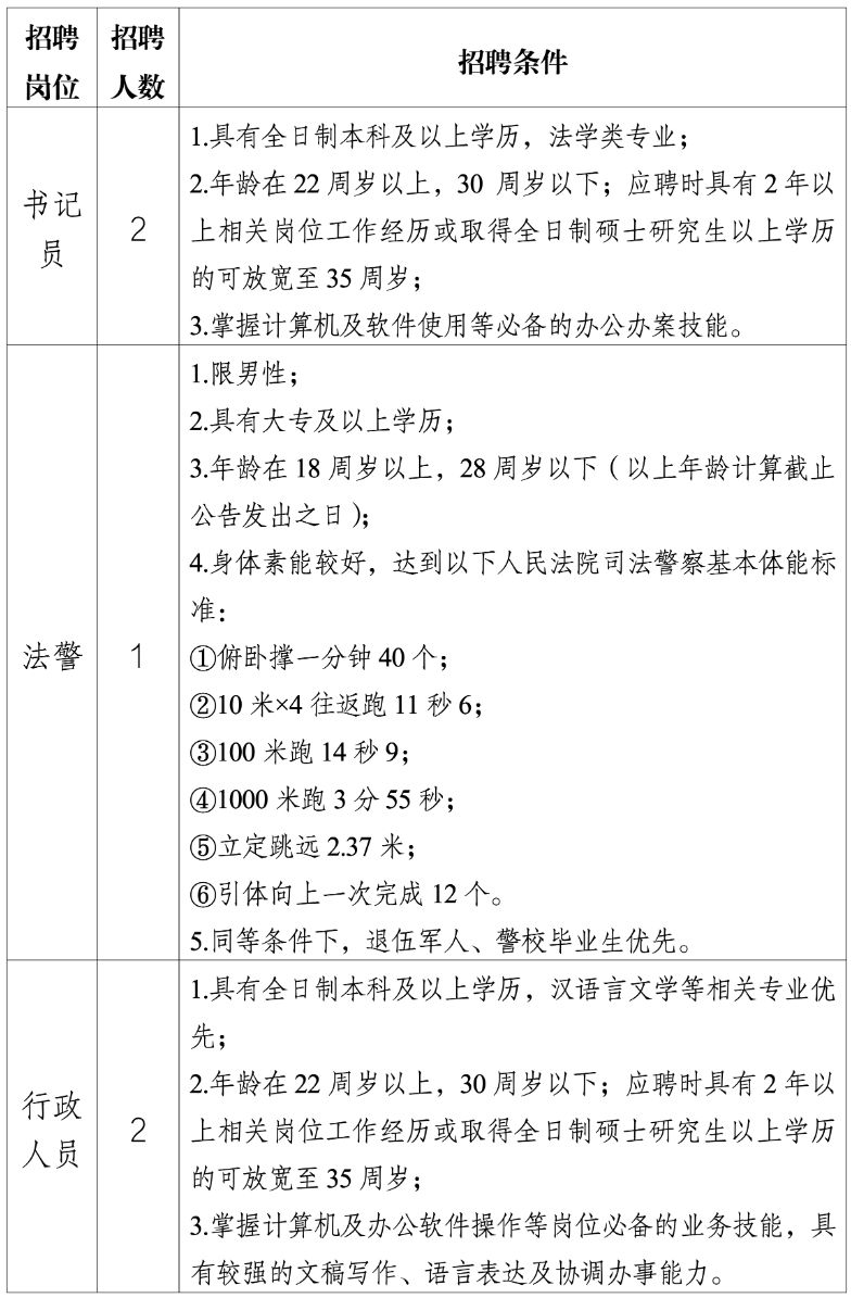 成都市青羊区人民法院2026年聘用制人员招聘公告