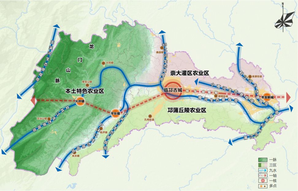 邛崃南门规划图图片