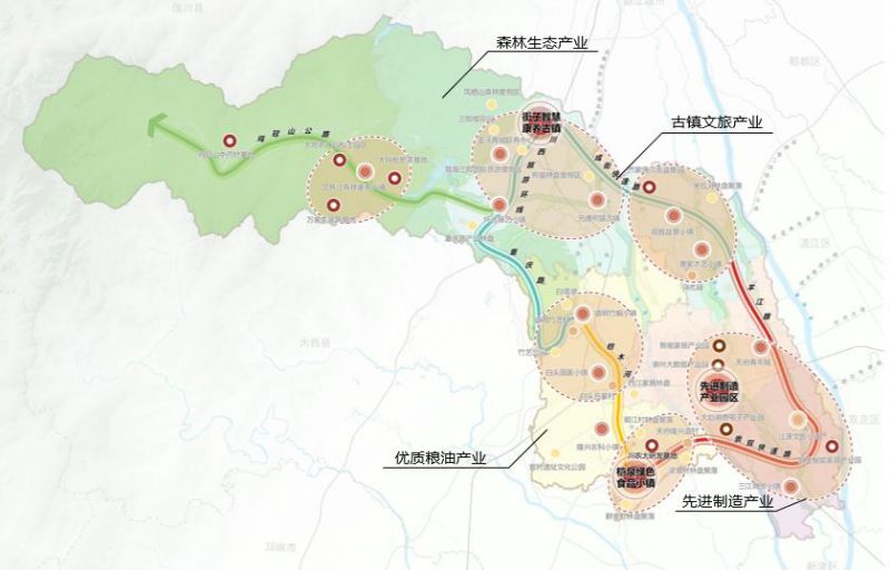 崇州滨江新城详细规划图片