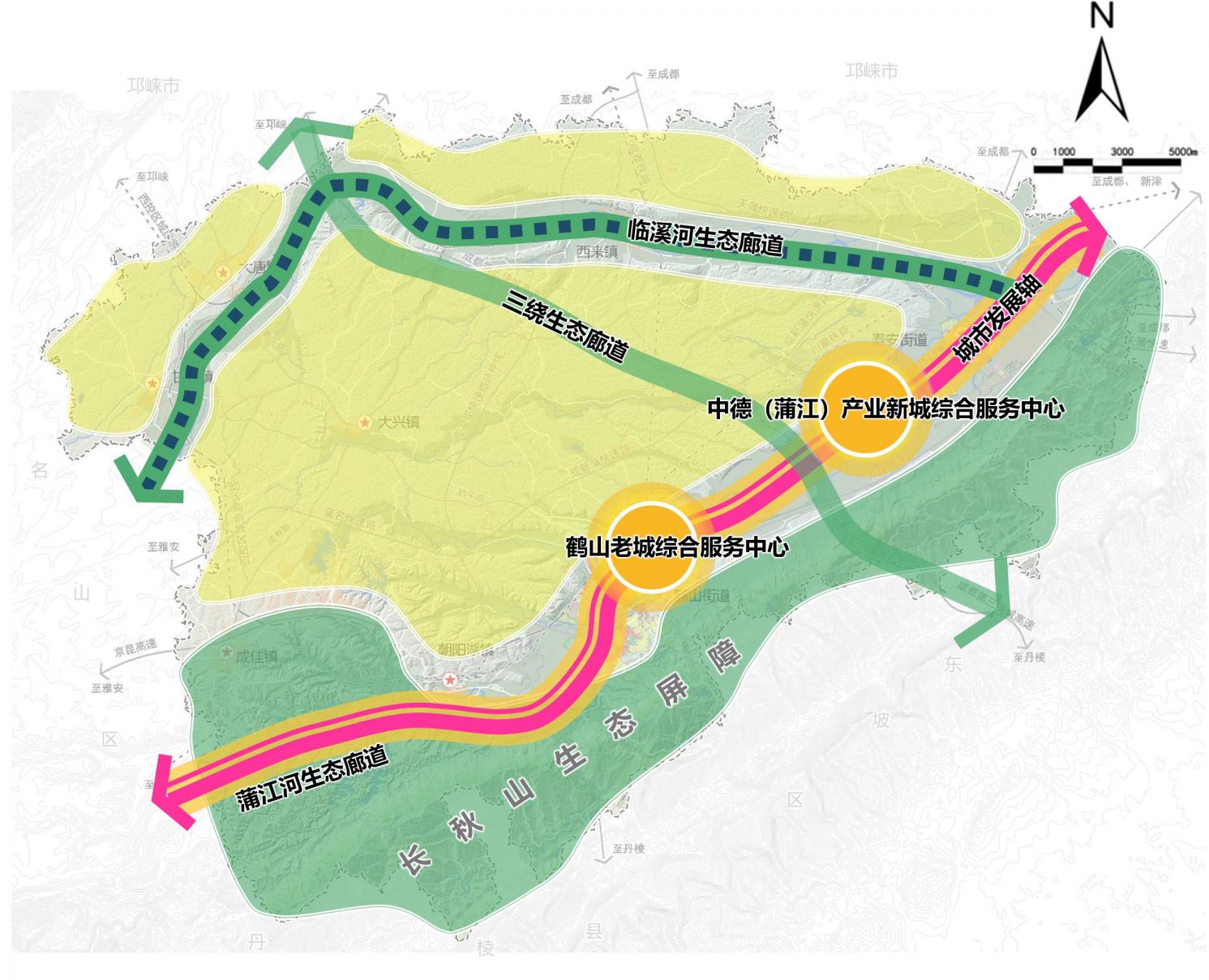 蒲江县城市最新规划图图片