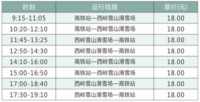 景區直通車—雪國巴士發車信息:金沙遺址博物館地鐵站c口(成都)—西嶺