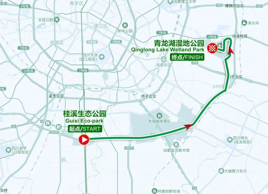 2023成都天府绿道环城生态公园绕圈赛交通管制时间 路段