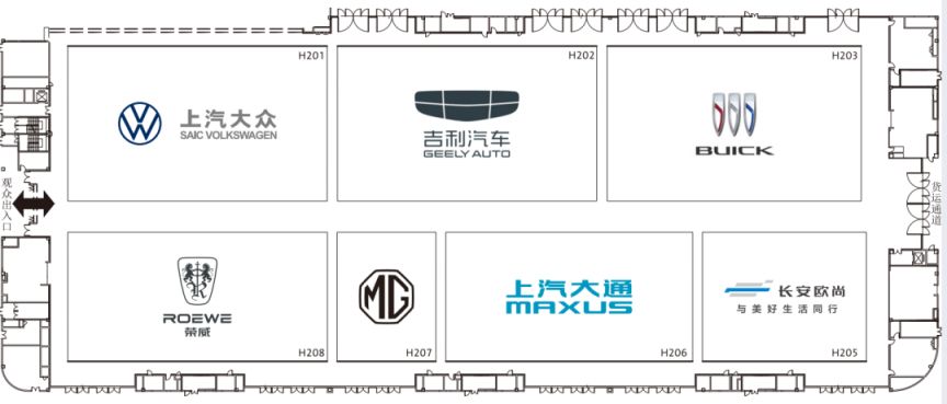 成都國際車展展位分布圖一覽2023
