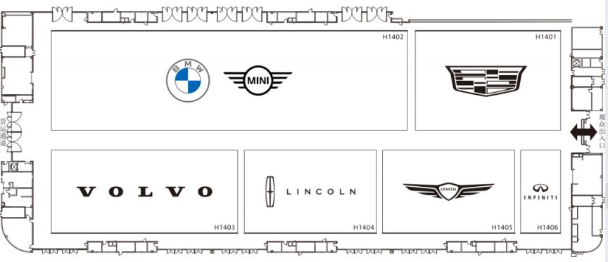 成都國際車展展位分布圖一覽2023