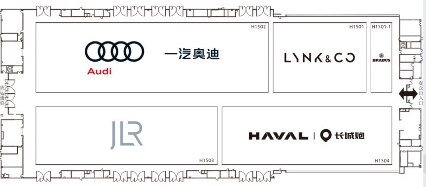 成都國際車展展位分布圖一覽2023