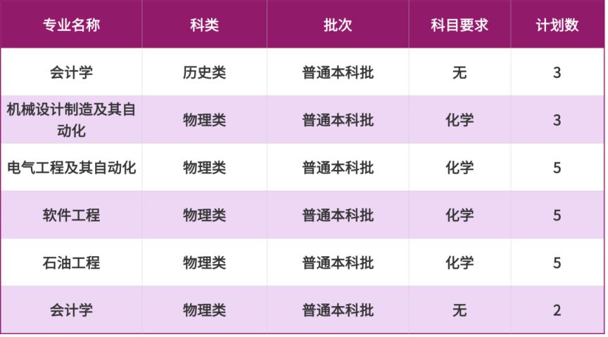 2025重庆科技大学招生计划（各省市）