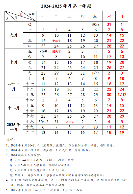2025重庆各大学寒假及开学时间