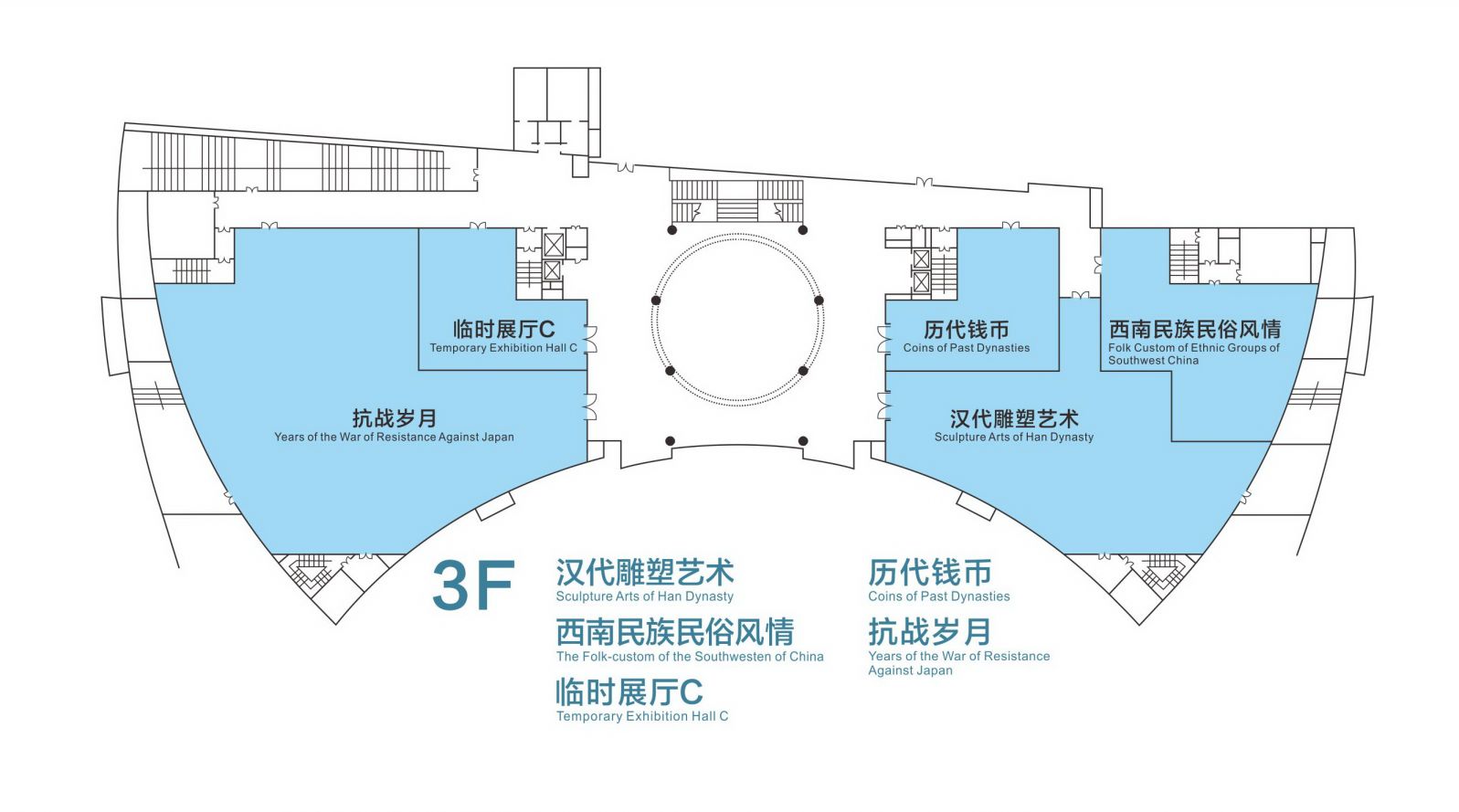 重庆中国三峡博物馆有哪些展厅？