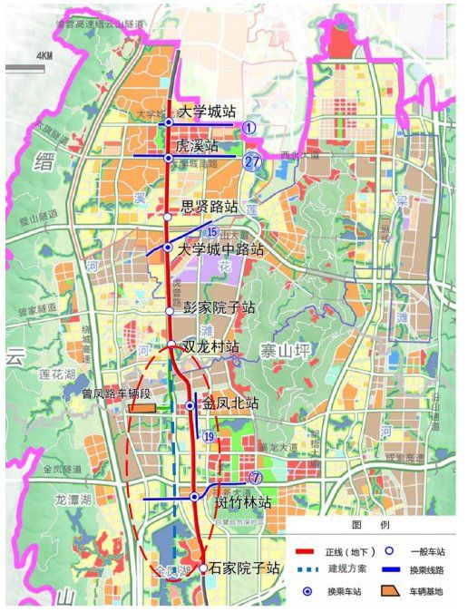 重庆17号线一期线路图