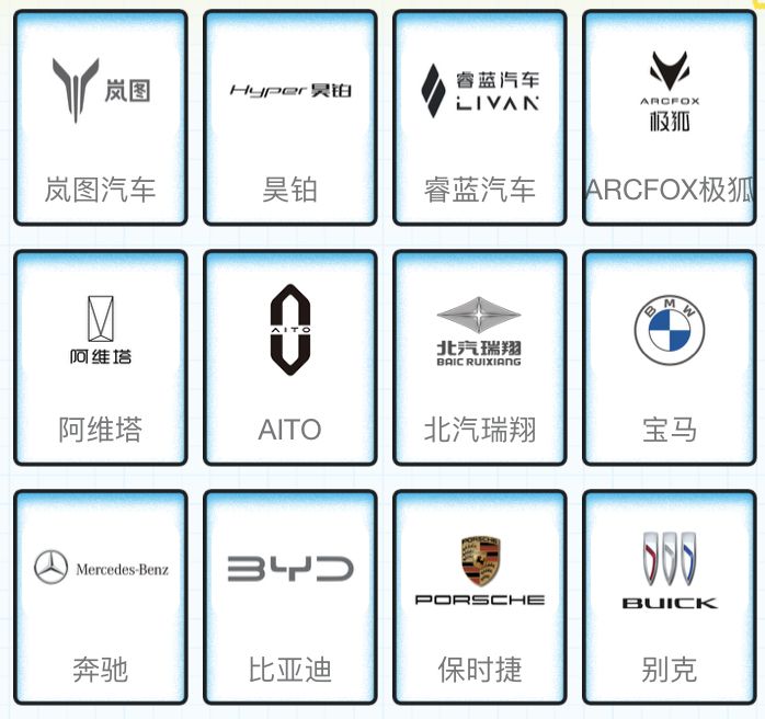 2023重庆汽车消费节有哪些品牌？