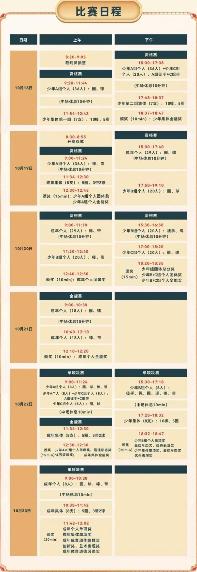 2024重庆全国艺术体操冠军赛直播在哪看？