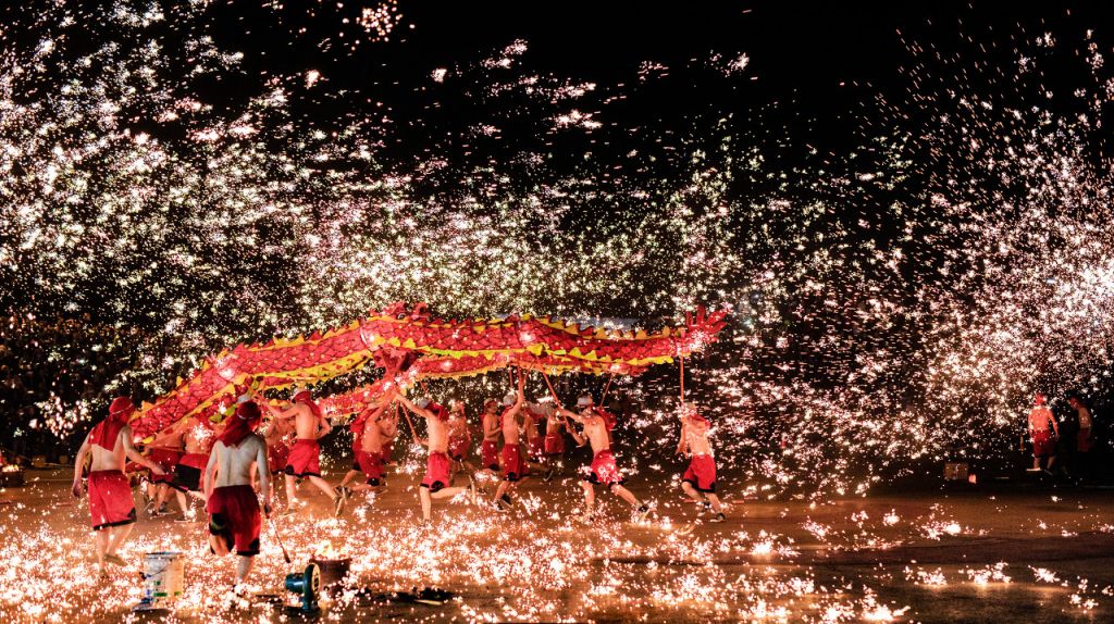 2024重庆铜梁国庆节活动（打铁花 火龙 祭孔大典等）