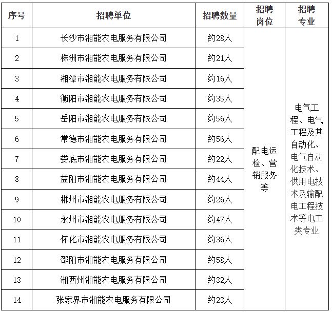 国网湖南省电力有限公司2026年高校毕业生招聘公告(第二批)