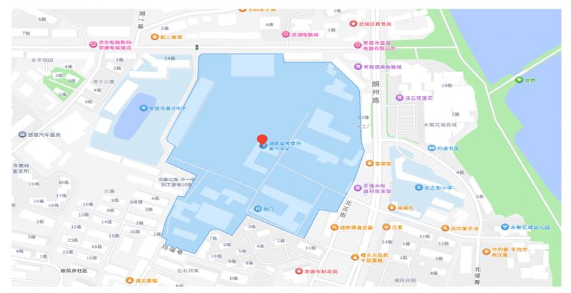 常德市2026年省考考试录用公务员笔试考点地图