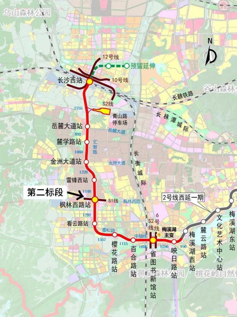 长沙地铁2号延长线图片