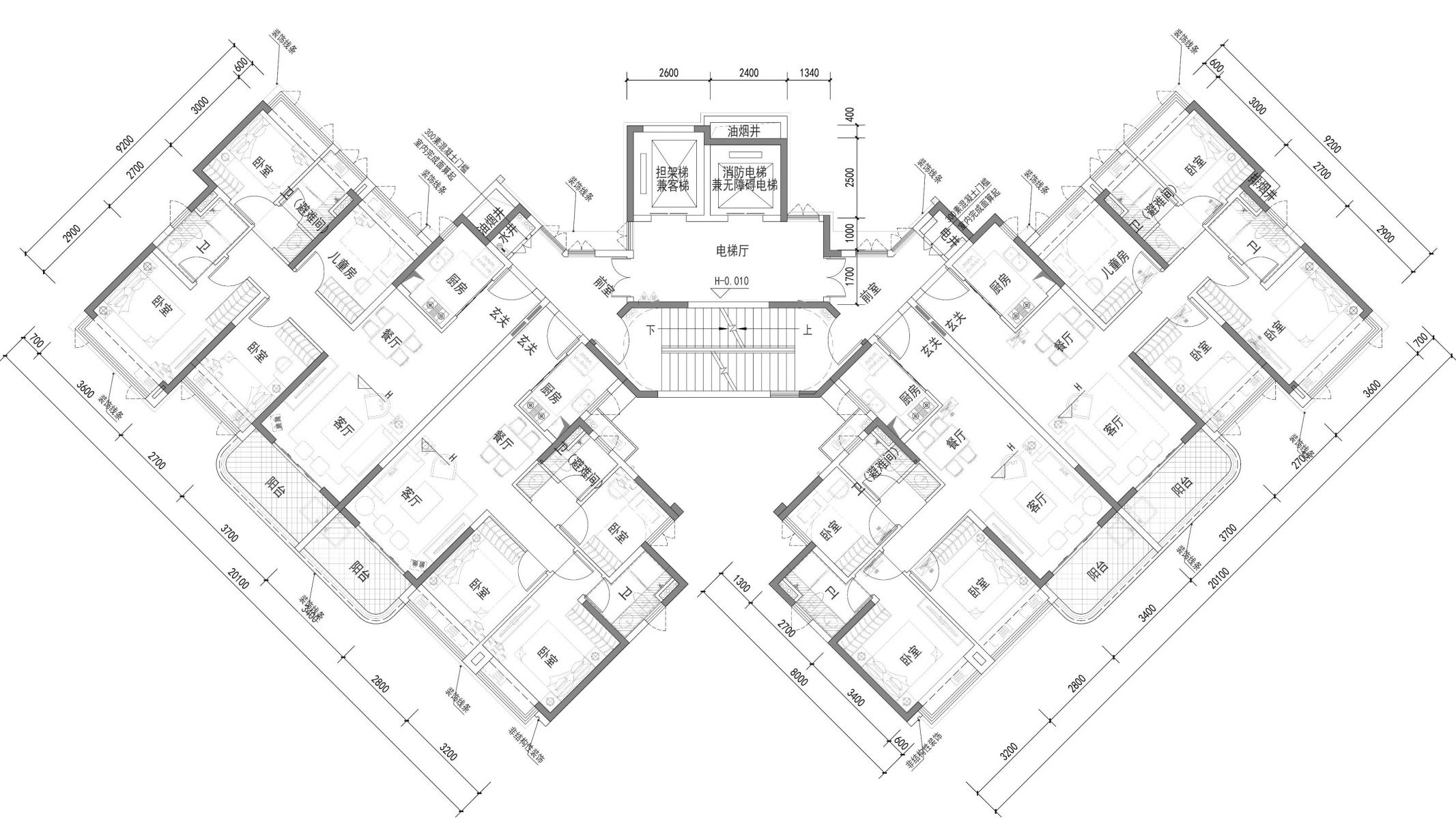 2023东莞厚街镇卓越晴熙云翠花园安居房户型图