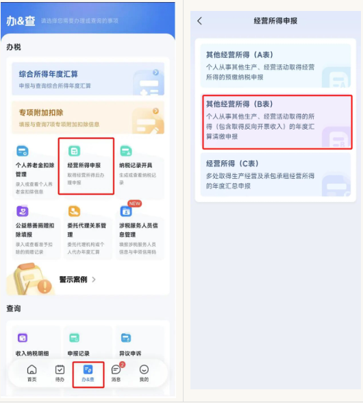 2025年度个人所得税经营所得汇算清缴办理指南（入口+流程）