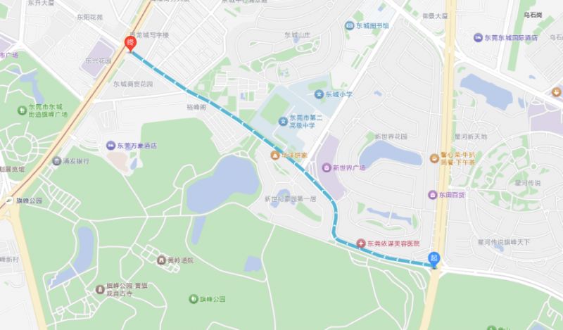 2026除夕夜东莞黄旗山城市公园、资福寺周边路段交通管制公告