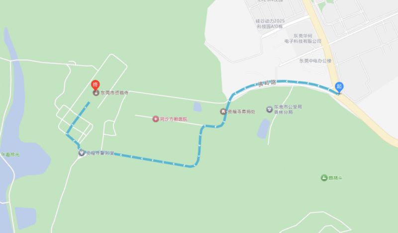 2026除夕夜东莞黄旗山城市公园、资福寺周边路段交通管制公告
