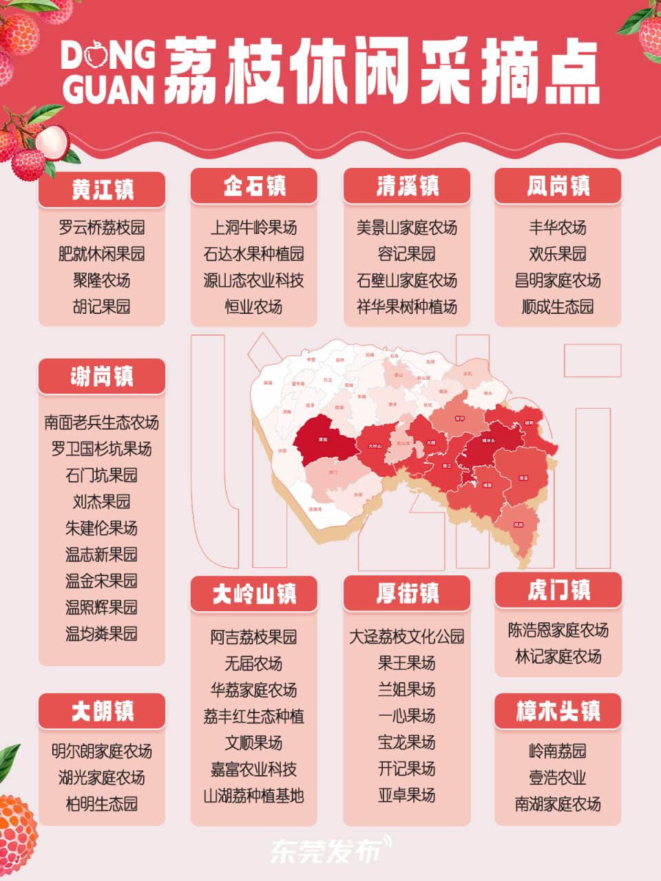 2025东莞荔枝休闲采摘点汇总（地址+电话）