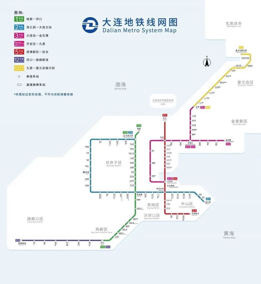 大连地铁5号线路图图片