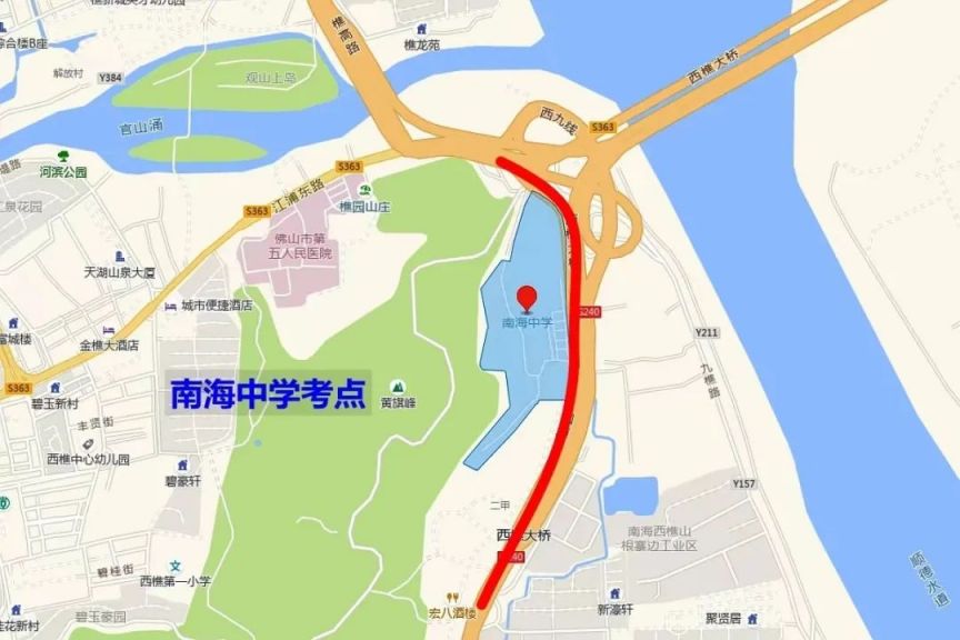 2024南海区高考交通管制时间+路段+示意图BB电子(图6)