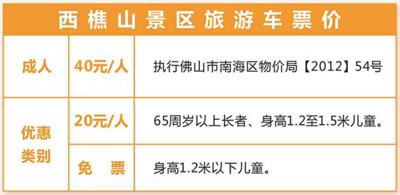 2024佛山西樵山门票多少钱一张?(附优待政策)