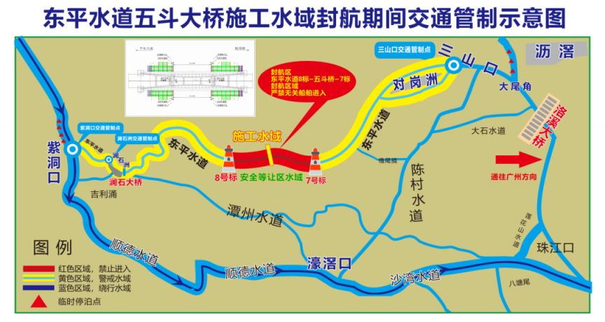 2025顺德东平水道封航交通管制公告