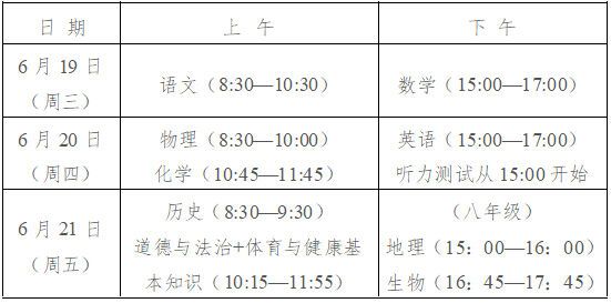 2024年南平市中考招生政策