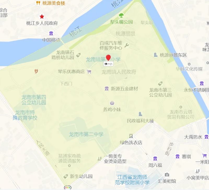 2024赣州龙南市义务教育阶段学校学区划分(小学 初中)
