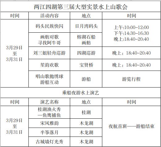 2025桂林秀峰区三月三文旅活动一览
