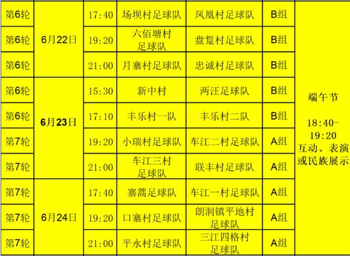 2023端午节期间贵州村超有比赛吗？（附赛程）
