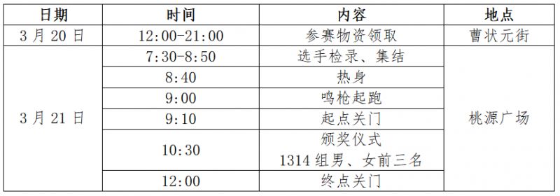2026南明永乐桃花跑竞赛办法