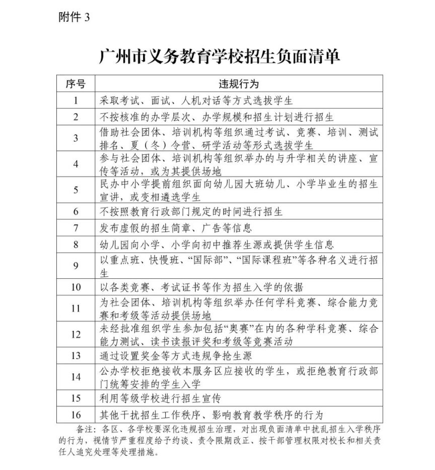 2023广州市海珠区义务教育学校招生工作实施细则